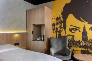 Katil atau katil-katil dalam bilik di ibis Styles Dresden Neustadt