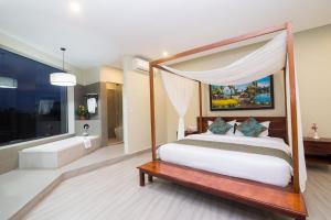 Bayon Modern Residence客房内的一张或多张床位