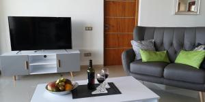 TV a/nebo společenská místnost v ubytování Great View Villa Galant Curaçao