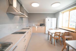 Kuchyň nebo kuchyňský kout v ubytování Hostel Sili