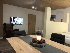 Telewizja i/lub zestaw kina domowego w obiekcie Haus Bergsicht Lofer