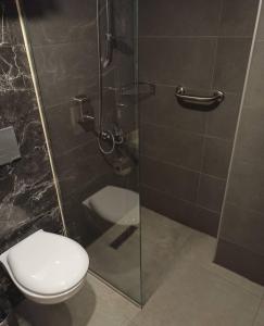 Koupelna v ubytování Cadde Suite Bakırköy