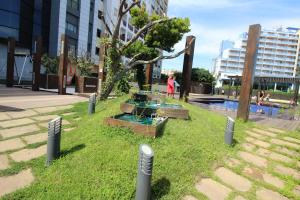 A garden outside Apart-rent Apartment Cristall Mar 2º 0058