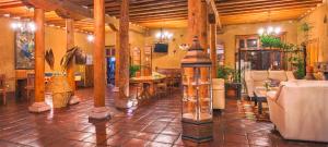 Restaurace v ubytování Hotel Refugio del Angel