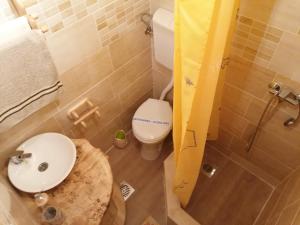 Koupelna v ubytování Apartmani Žuti Leptir