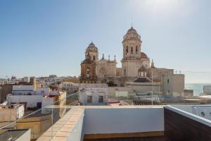 Výhľad na mesto Cádiz alebo výhľad na mesto priamo z apartmánu