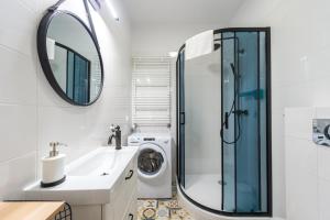 Kúpeľňa v ubytovaní Apartament Tarasowy z PRYWATNĄ SAUNĄ - 5D Apartamenty + 20 fotografií