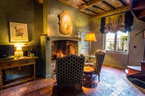 Posezení v ubytování B&B Canal Deluxe