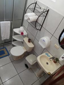 Kupatilo u objektu Hotel & Hostel Sloth Backpackers