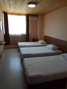 Voodi või voodid majutusasutuse Zedazeni Hotel toas