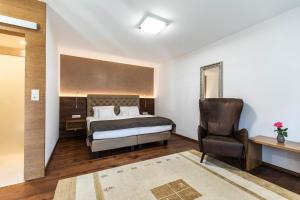 Een bed of bedden in een kamer bij Salzl Seewinkelhof