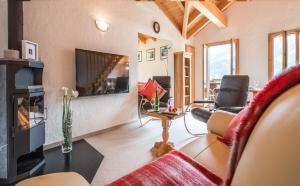 TV a/nebo společenská místnost v ubytování Chalet Millennium