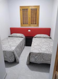 Ein Bett oder Betten in einem Zimmer der Unterkunft TABLERO 402, ESTUPENDO Apto 8 pax cerca PLAYA DEL INGLÉS