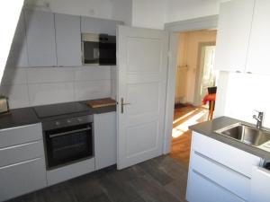 Kuchyň nebo kuchyňský kout v ubytování Villa Am Rosenfelspark + 28 fotografií