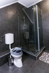 Koupelna v ubytování GÁRDI APARTMAN