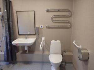 Koupelna v ubytování Hostel Sili