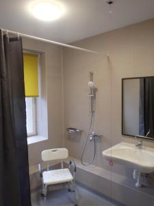 Koupelna v ubytování Hostel Sili