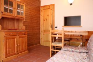 TV a/nebo společenská místnost v ubytování Residence Weissthor
