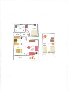 a floor plan of the new building at Nickelshus-Whg-Lars in Sankt Peter-Ording