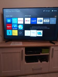 TV a/nebo společenská místnost v ubytování Zum Rosenhügel