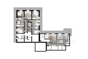 Plan piętra w obiekcie Gurglhof Apartmenthaus