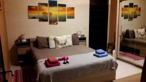 Voodi või voodid majutusasutuse Cittadella b&b toas