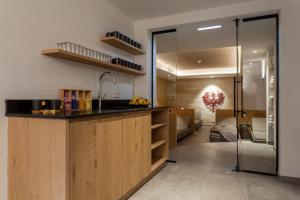 Kuchyňa alebo kuchynka v ubytovaní Apart-Hotel Dreisonnenhof
