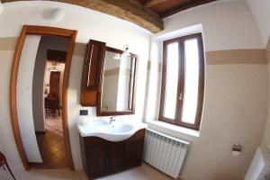 Koupelna v ubytování B&B Stradivari