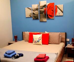 Voodi või voodid majutusasutuse Cittadella b&b toas