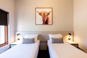 Nightcap at Wintersun Hotel客房内的一张或多张床位