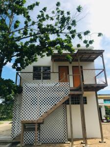 O edifício onde o hotel está situado