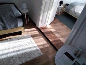 Uma cama ou camas num quarto em Citadela