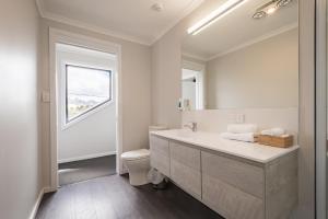 Koupelna v ubytování Seabrook Hotel