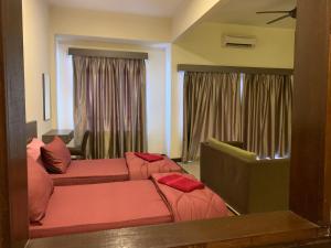 Postel nebo postele na pokoji v ubytování Melaka B Lagoon Irfan Luxury Room + 38 fotografií