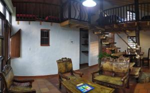 Posezení v ubytování Cabañas & Glamping De Ruana Por Boyacá