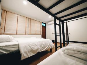 Postel nebo postele na pokoji v ubytování More than Sleep Hostel Pak Chong-Khao yai