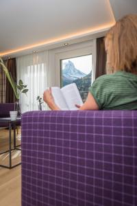 Posezení v ubytování Hotel Bella Vista Zermatt