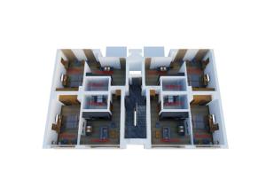 Ein Sitzbereich in der Unterkunft SWAS by Livingdowntown