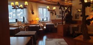Ruang duduk di Albergo Bernard