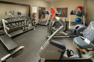 Fitness centrum a/nebo fitness zařízení v ubytování Holiday Inn Express Hotel and Suites DFW-Grapevine by IHG
