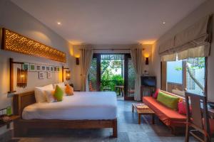 Voodi või voodid majutusasutuse Hoi An Chic - Green Retreat toas