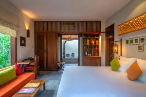 Voodi või voodid majutusasutuse Hoi An Chic - Green Retreat toas