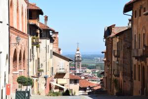 A general view of Saluzzo or a view of the city taken from Az apartmant