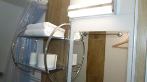 A bathroom at Duna Dráva Vendégház