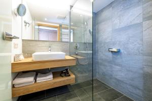 Koupelna v ubytování Hotel Schörhof