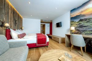 TV a/nebo společenská místnost v ubytování Hotel Schörhof