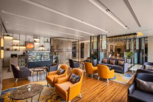 Lounge atau bar di Royal Hometel Suites