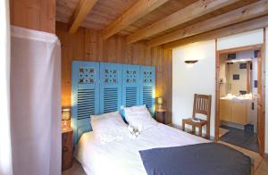 Postel nebo postele na pokoji v ubytování Chalet Les Copains
