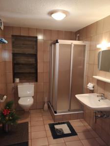 Kúpeľňa v ubytovaní Ferienwohnung Schiestl