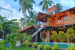 Bazén v ubytování Negombo The Nature Villa and Cabanas nebo v jeho okolí